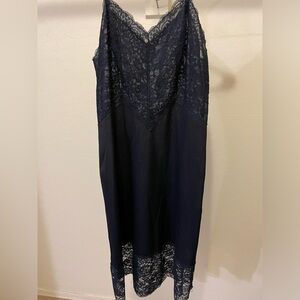 Navy Blue Vintage slip